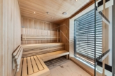 Wellnessbereich mit Sauna - 30. Stock – Skyline-​View – Danube Flats