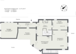 Plan Erdgeschoss - Grünblick. Lage. Potential. – Haus in begehrter Wohngehend am Wiener Stadtrand!